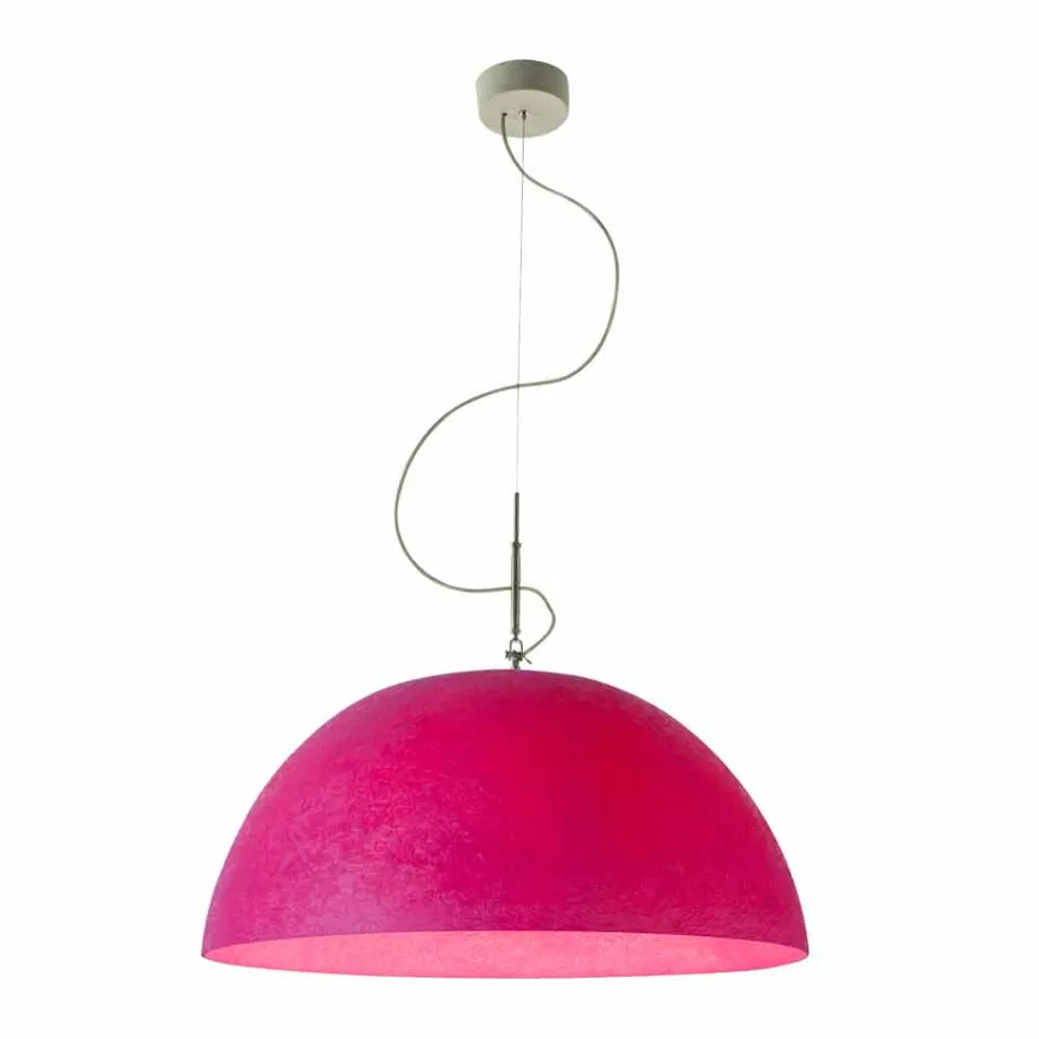 Modern lampa In-es.artdesign Mezza Luna Suspenderad nebulit Viadurini