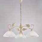 Modern lampa i glas och metall tillverkad i Italien, perfekt för alla rum - Carina Viadurini