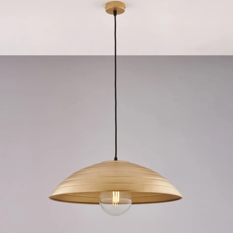 Modern lampa i glas och metall tillverkad i Italien, perfekt för alla rum - Cygnus Viadurini