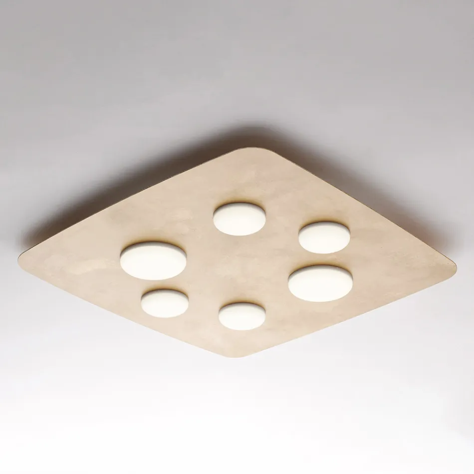 En modern lampa i glas och metall för elegant inredning – Kepler Viadurini