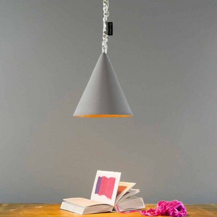 Modern upplyst lampa In-es.artdesign Jazz Cement finishcement cement Viadurini