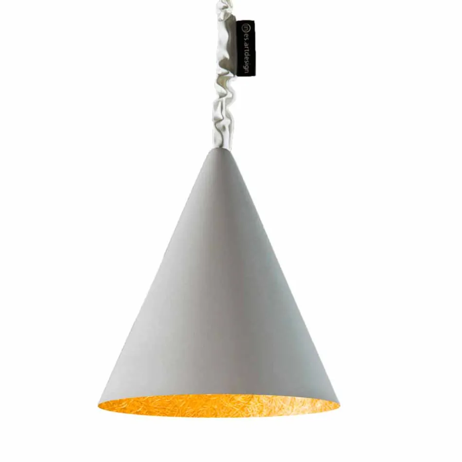Modern upplyst lampa In-es.artdesign Jazz Cement finishcement cement Viadurini