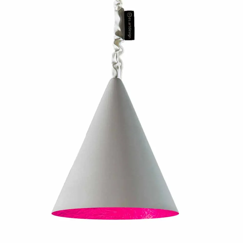 Modern upplyst lampa In-es.artdesign Jazz Cement finishcement cement Viadurini
