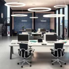 Modern rund upphängningslampa i polyeten Tillverkad i Italien - Slide Giotto Viadurini