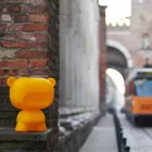 Slide Ren färgad bordslampa björn gjord i Italien Viadurini