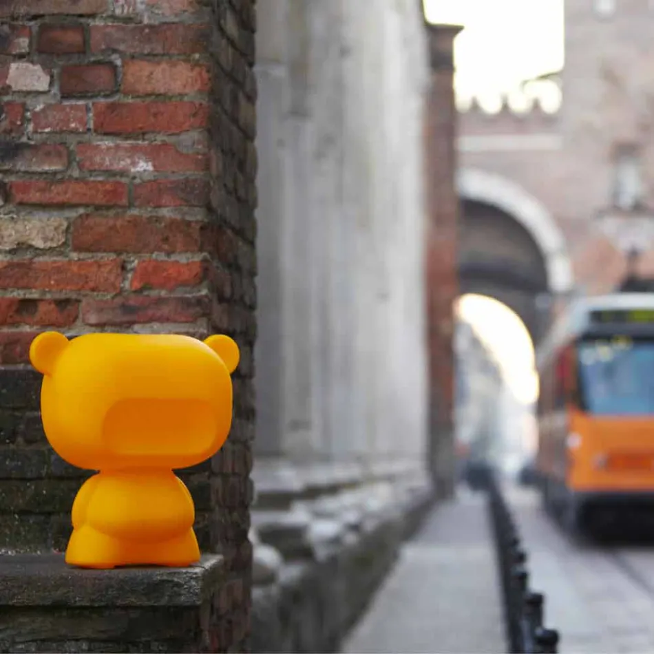 Slide Ren färgad bordslampa björn gjord i Italien Viadurini