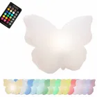 Lampa för exteriör eller interiör, White Butterfly Modern Design - Farfallastar Viadurini