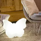 Lampa för exteriör eller interiör, White Butterfly Modern Design - Farfallastar Viadurini