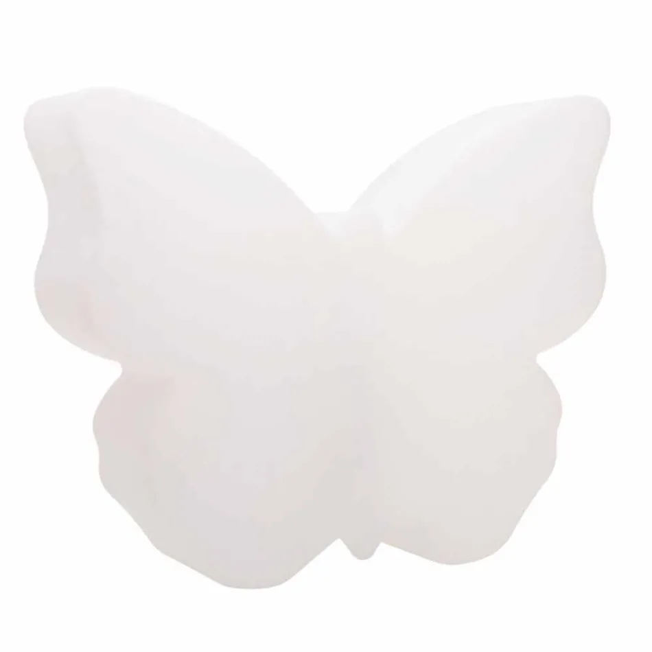 Lampa för exteriör eller interiör, White Butterfly Modern Design - Farfallastar Viadurini