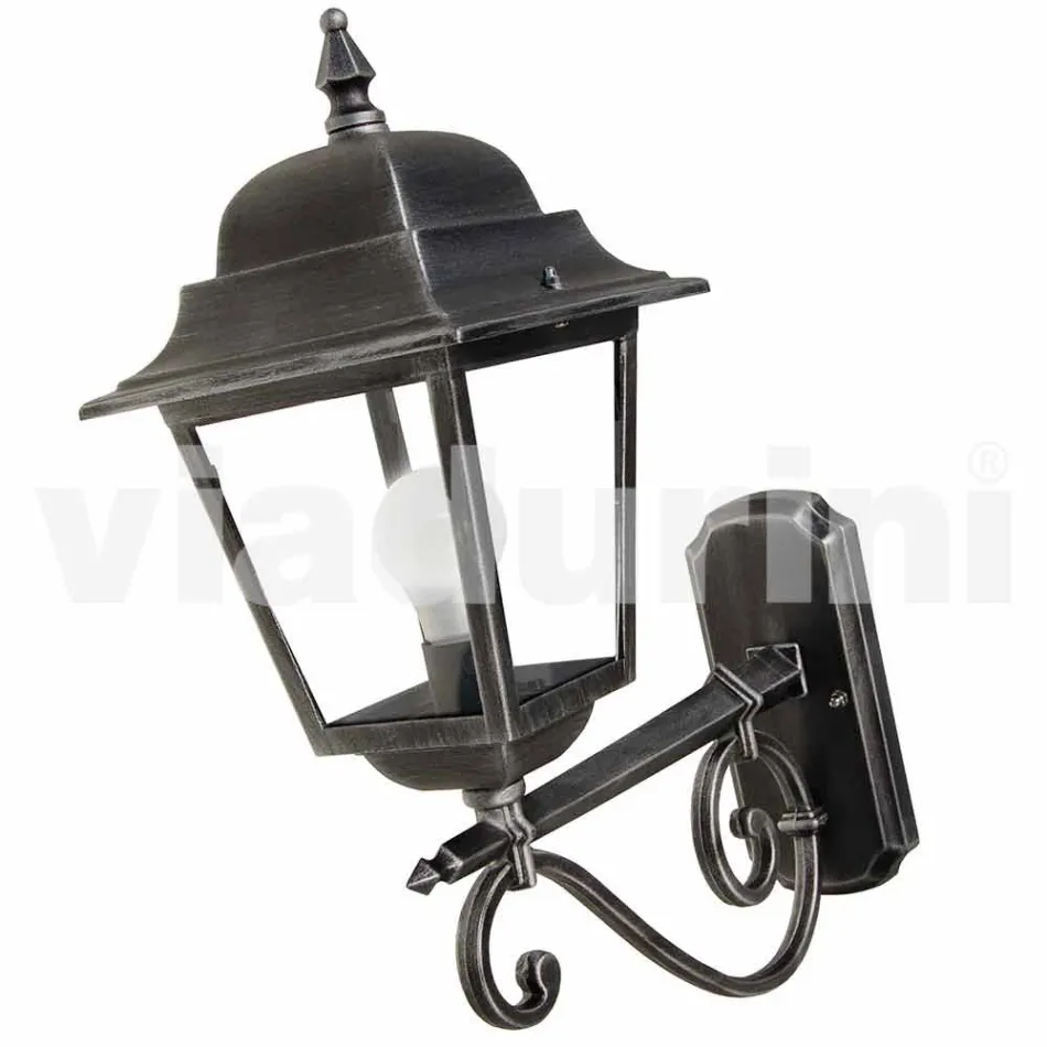 Utomhuslampa i aluminium tillverkad i Italien, Aquilina Viadurini