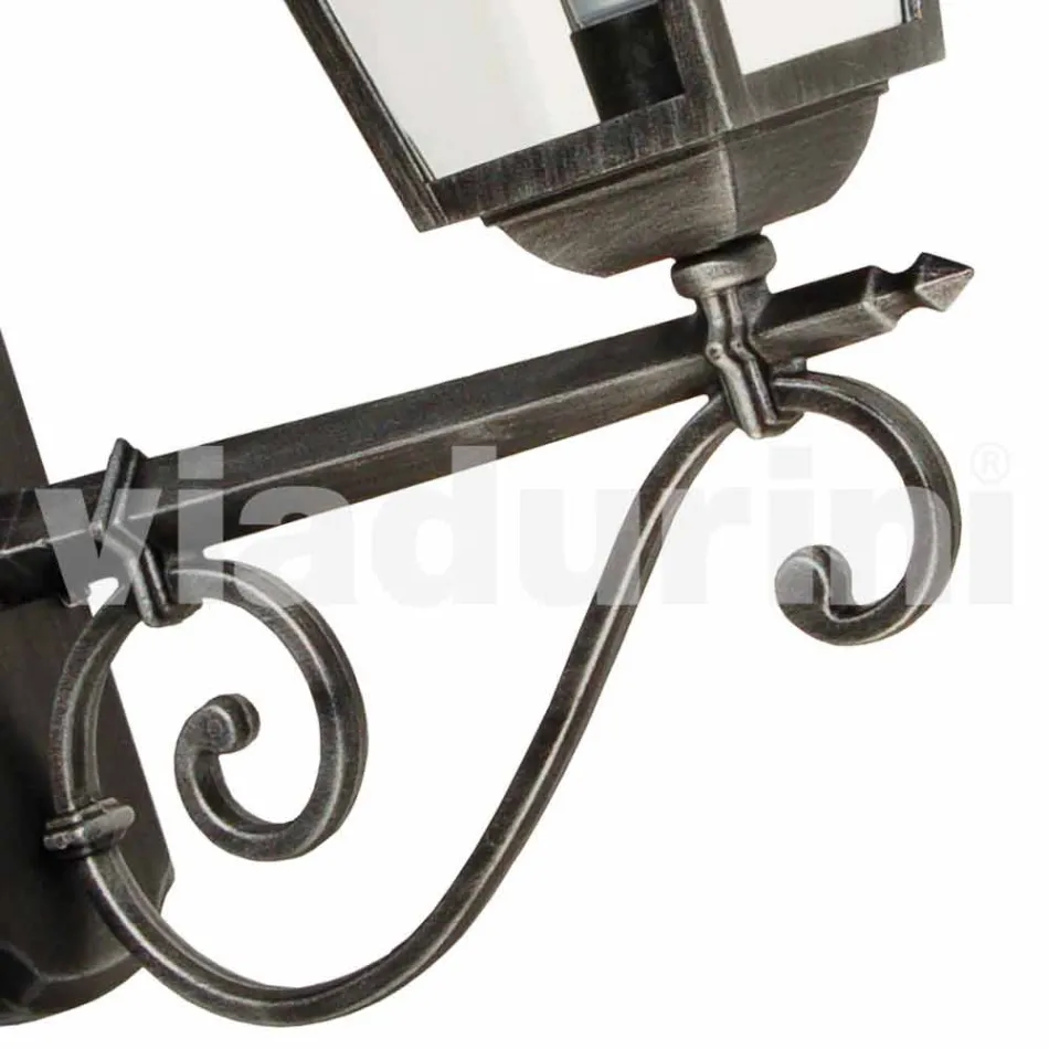 Utomhuslampa i aluminium tillverkad i Italien, Aquilina Viadurini