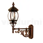 Utomhusvägglampa i aluminium Tillverkad i Italien - Leona Viadurini