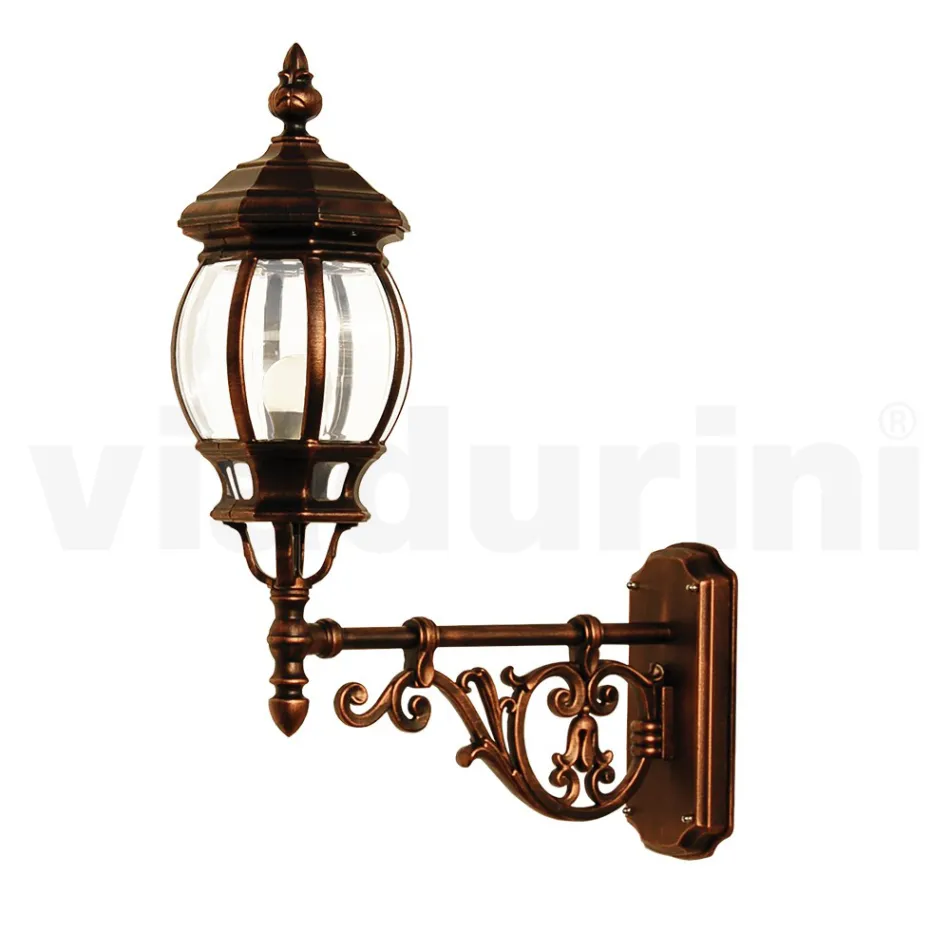 Utomhusvägglampa i aluminium Tillverkad i Italien - Leona Viadurini