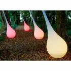 RGB Golvlampa Vas med dekor med plastdesign - Ampull av Myyour Viadurini
