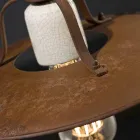 hantverk och ned lampa keramik och metall Kristen Ferroluce Viadurini