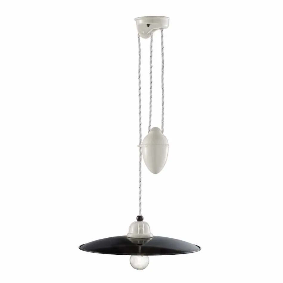 Lampa och ner handgjord keramik Melissa Ferroluce Viadurini