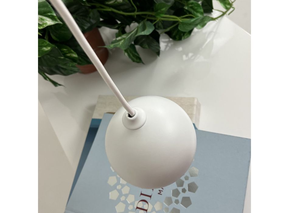 Modern hängande lampa i keramik tillverkad i Italien - Lustrini L5 Aldo Berrnardi Viadurini