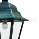 Utomhushängande lampa i aluminium och glas Tillverkad i Italien - Bonaria Viadurini