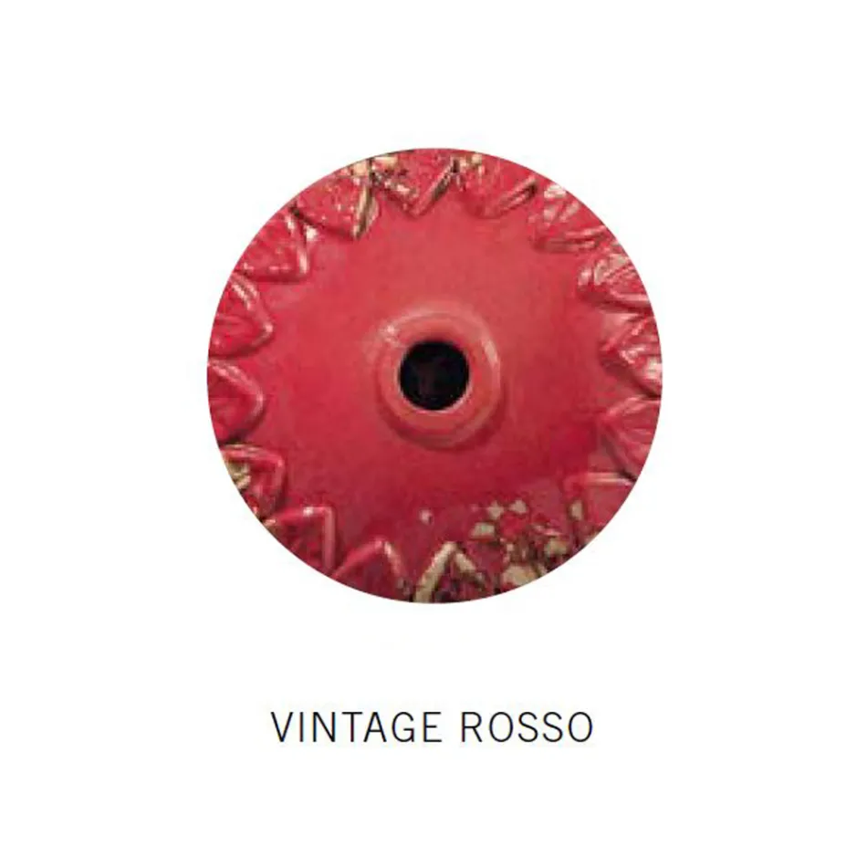 Industriell upphängningslampa Handgjord järn och keramik - Industriell Viadurini