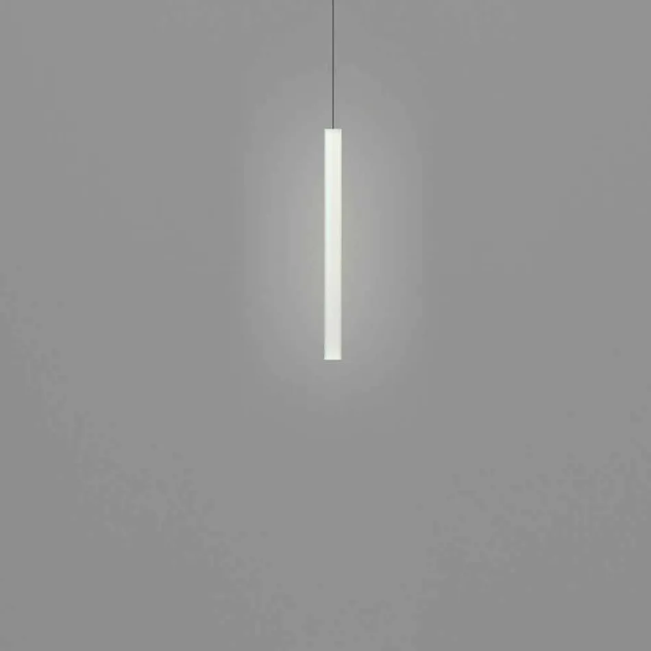 Suspension lampa metakrylat Slide Flux Hängande tunna tillverkad i Italien Viadurini