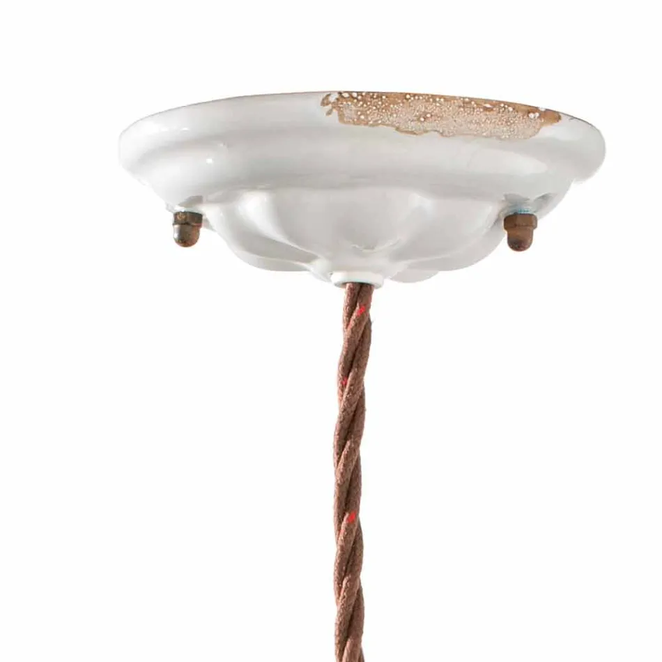 justerbar taklampa keramik och metall Alayna Ferroluce Viadurini