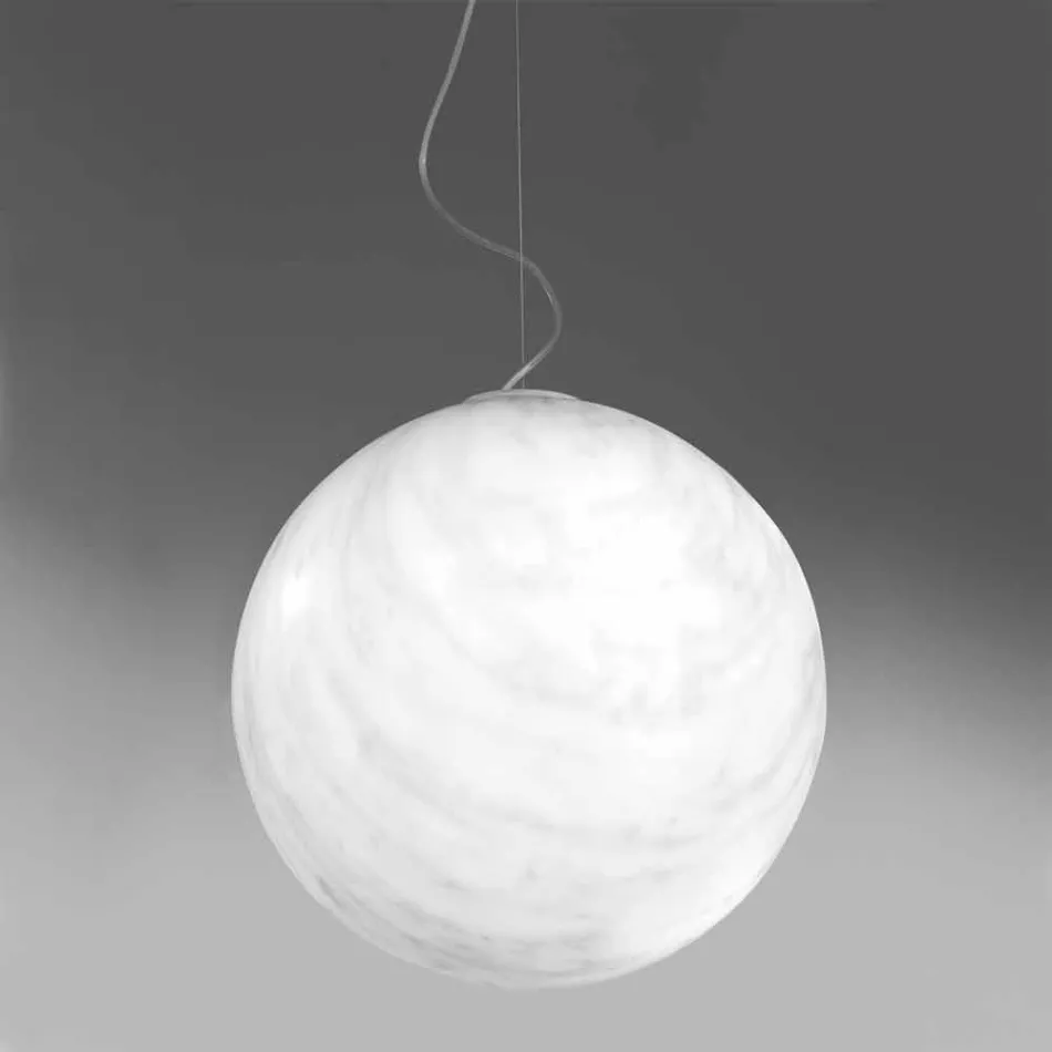 Slide Mineral polyeten suspension lampa tillverkad i Italien Viadurini