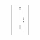 Hängande lampa med 1, 3 eller 6 lampor i mässing modern design - Typha av Il Fanale Viadurini