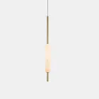 Hängande lampa med 1, 3 eller 6 lampor i mässing modern design - Typha av Il Fanale Viadurini