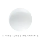 Handgjord hängande lampa i blåst vitt Venedigglas - snö Viadurini