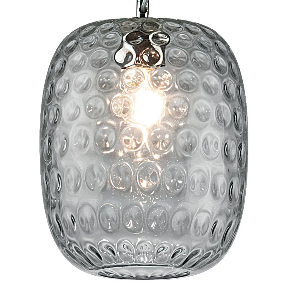 Handgjord hängande lampa i blåst venetianskt glas - Cloe Balloton Viadurini