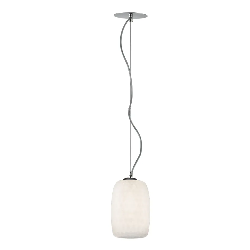 Handgjord hängande lampa i blåst venetianskt glas - Cloe Balloton Viadurini