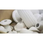 Gul eller grön Retro keramisk hängande lampa tillverkad i Italien - Ferroluce Lariat Viadurini