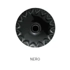 Upphängd lampa svart keramik och järn Industriell vintagedesign - Bew Viadurini