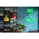 Upphängslampa i retrostil i keramik tillverkad i Italien - Ferroluce Caxixi Viadurini