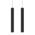 Dekorativ hänglampa i vit eller svart aluminium, 2 delar - Rebolla