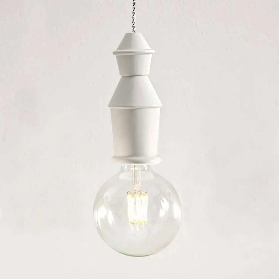 Hängande lampa för keramisk design - Öde av Aldo Bernardi Viadurini