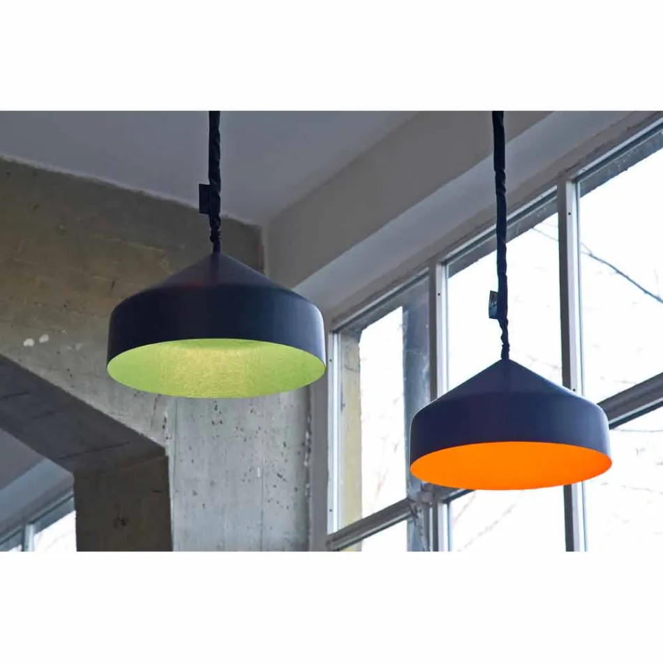 Suspenderad designlampa In-es.artdesign Cyrcus Resin blackboard Viadurini