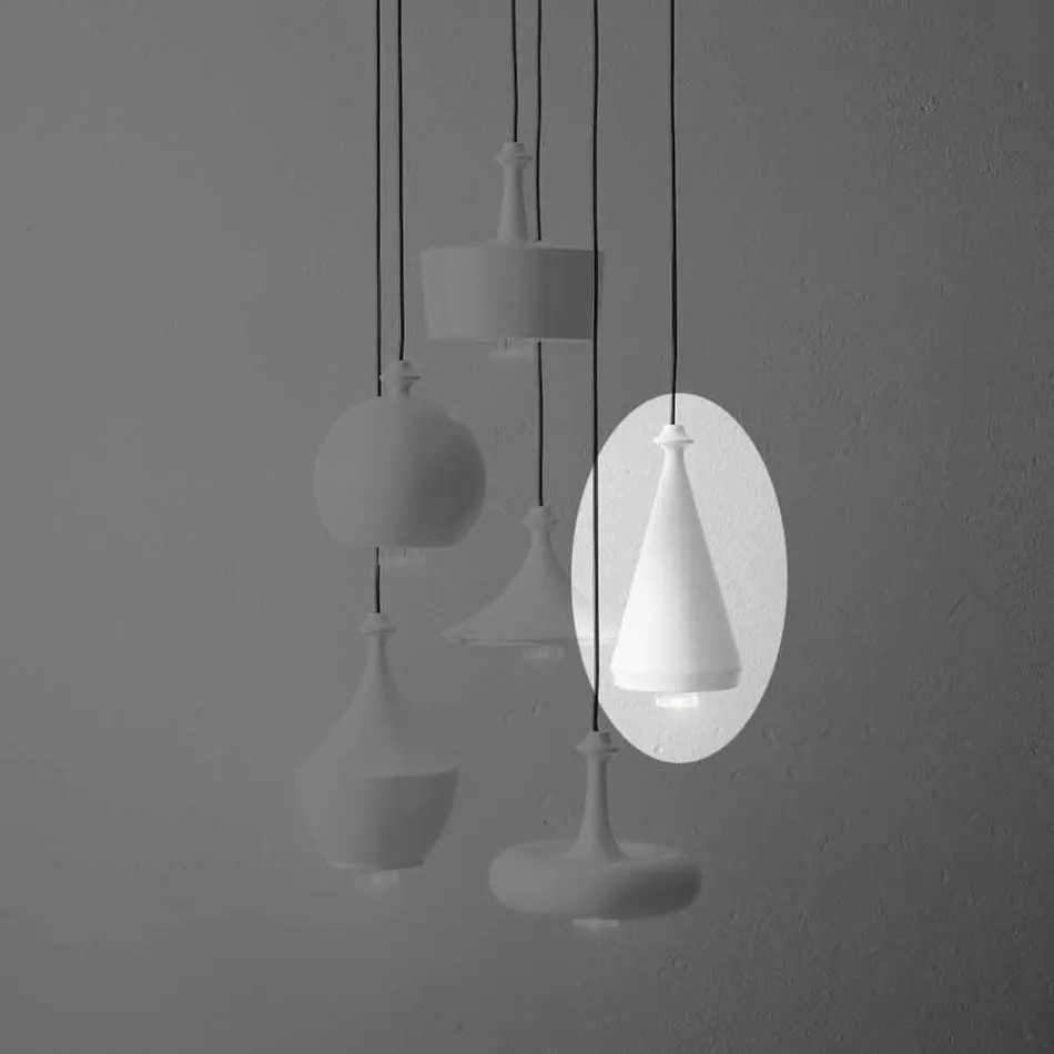 Hängande lampa i designkeramik - Lustrini L2 Aldo Bernardi Viadurini