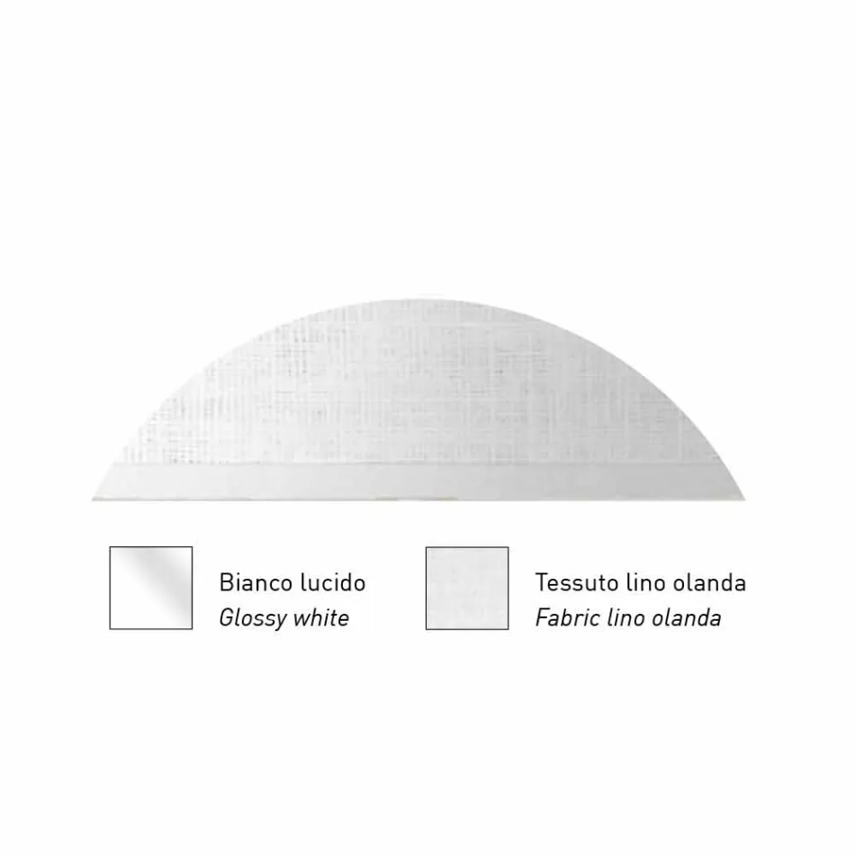 Hängande metalllampa med nät- eller linneskärm Tillverkad i Italien - Jump Viadurini