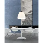 Handblåst venetiansk hänglampa i glas - Flora Viadurini