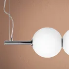 Hänglampa i handblåst venetianskt glas - Jupiter Viadurini