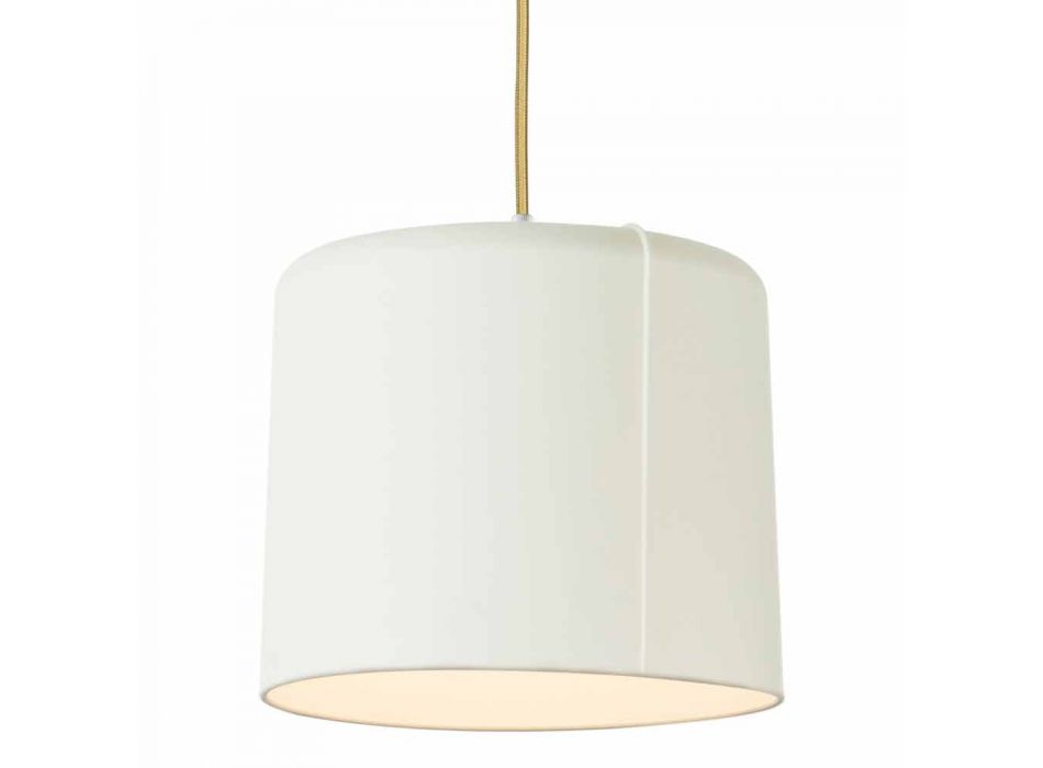 Modernt upphängd lampa In-es.artdesign Lys 2 i färgad lapren Viadurini