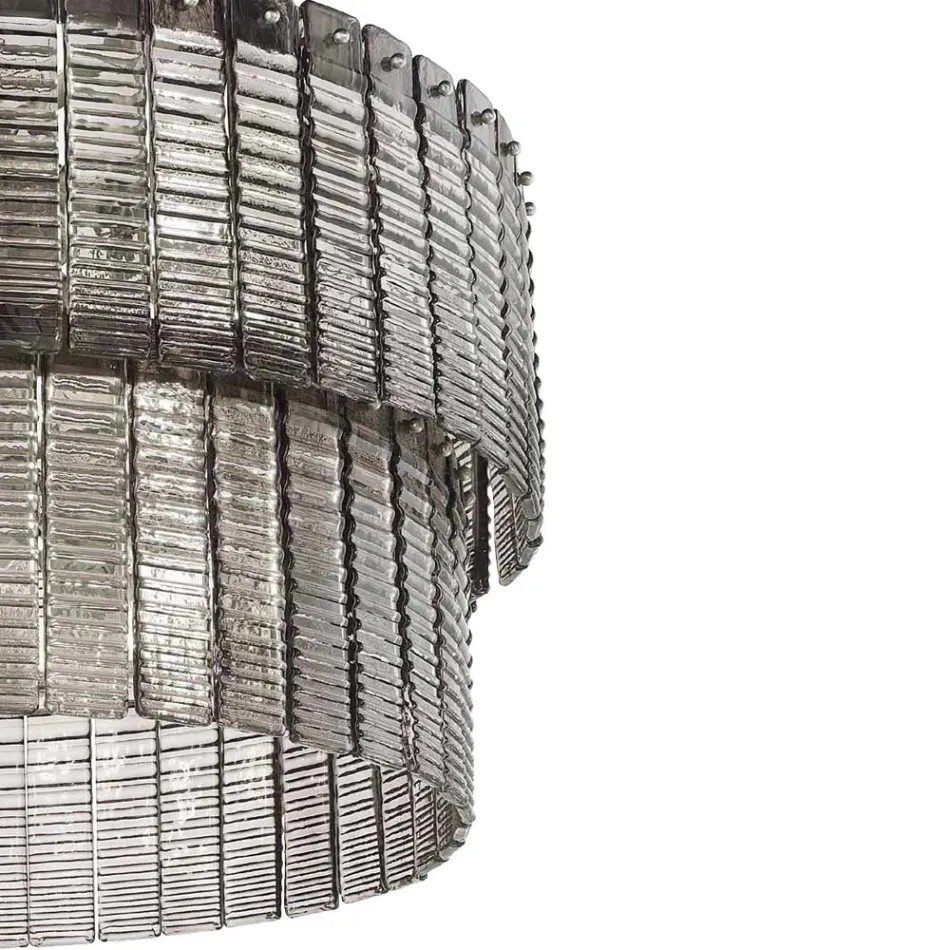 Modern upphängd lampa i lyxigt handgjort glas tillverkat i Italien - Valadier Viadurini