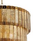 Modern upphängd lampa i lyxigt handgjort glas tillverkat i Italien - Valadier Viadurini