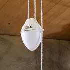 Handgjord keramisk hängande lampa för ups och down med Passanastri - Neapel Viadurini