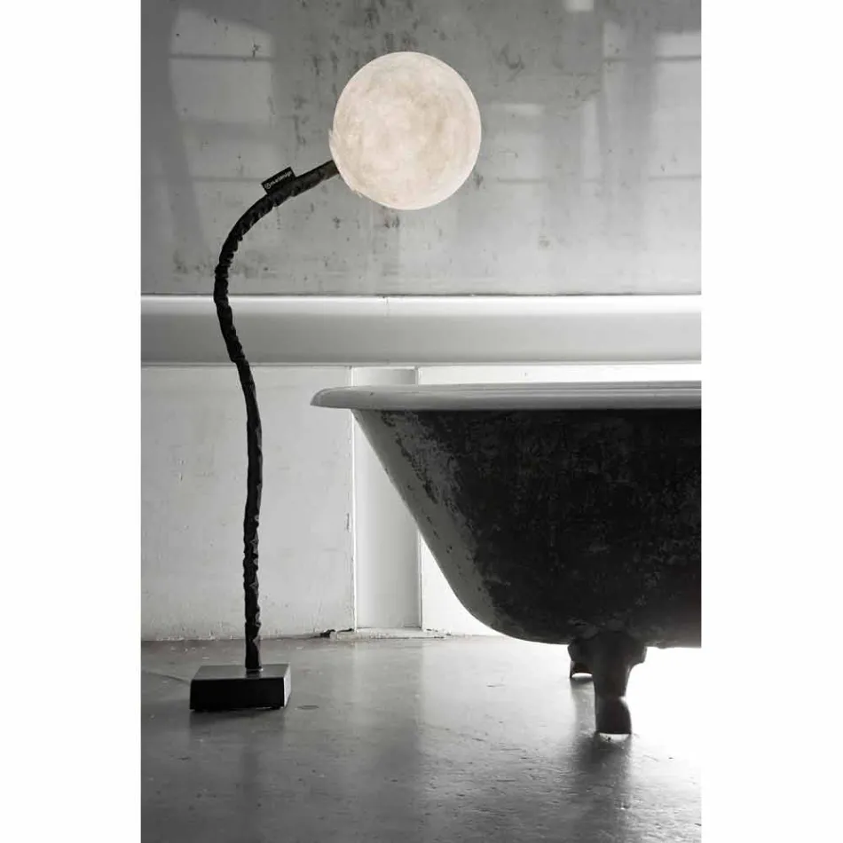 Flexibel golvlampa In-es.artdesign Micro Luna nebulite Viadurini