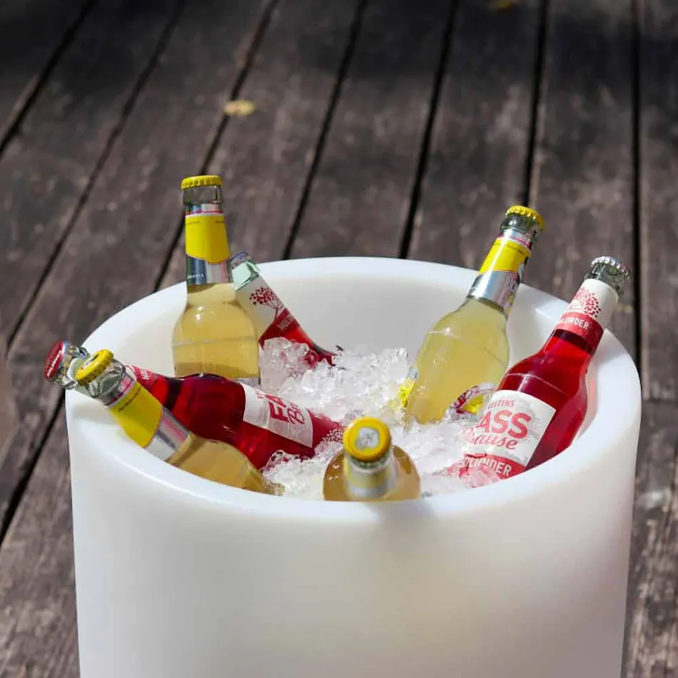 Bordslampa för utomhus- eller inomhusdesign med LED, Solar eller E27 - Tamburostar Viadurini