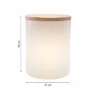 Bordslampa för utomhus- eller inomhusdesign med LED, Solar eller E27 - Tamburostar Viadurini