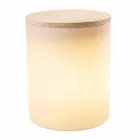 Bordslampa för utomhus- eller inomhusdesign med LED, Solar eller E27 - Tamburostar Viadurini