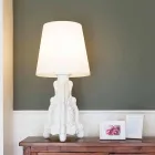 Färgad bordslampa Slide Lady of Love modern design gjord i Italien Viadurini